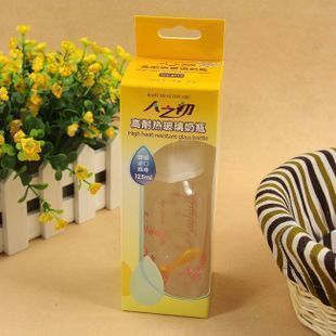 正品愛得利玻璃120ML奶瓶 TFY-8119 廠家直銷批發，優質供應